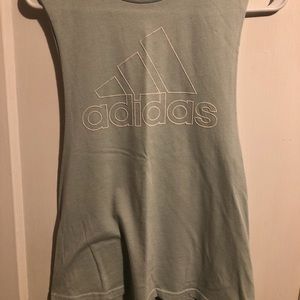 Women’s Adidas Baby Blue Muscle Tank Size XS